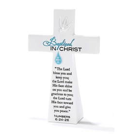 Dicksons Baptism Cross - Baptized in Christ, Tabletop