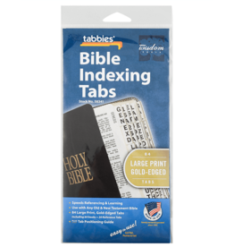 Tabbies Bible Tabs-Large Print-Gold