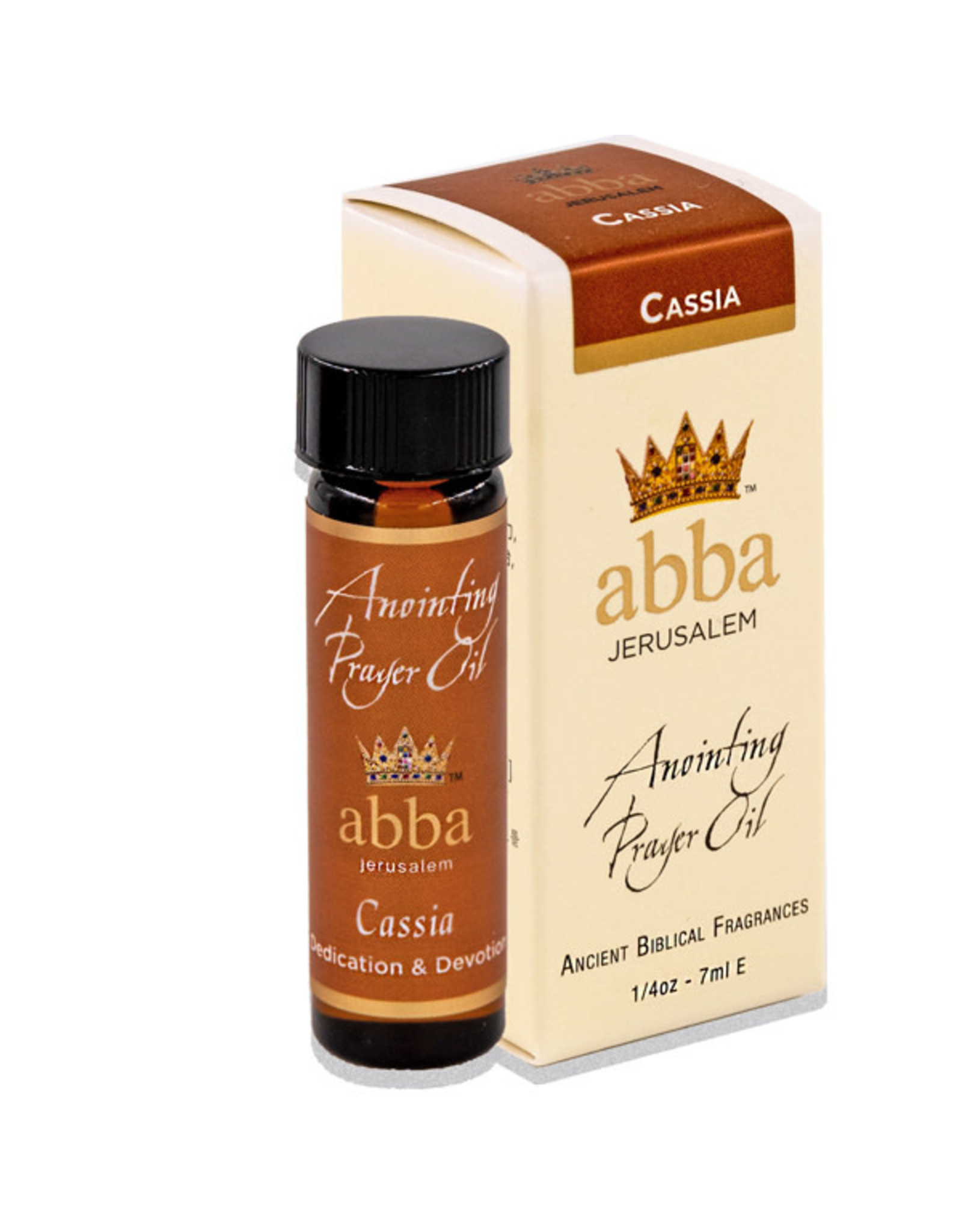 Abba Oil Anointing Oil - Cassia (Dedication and Devotion), 0.25oz