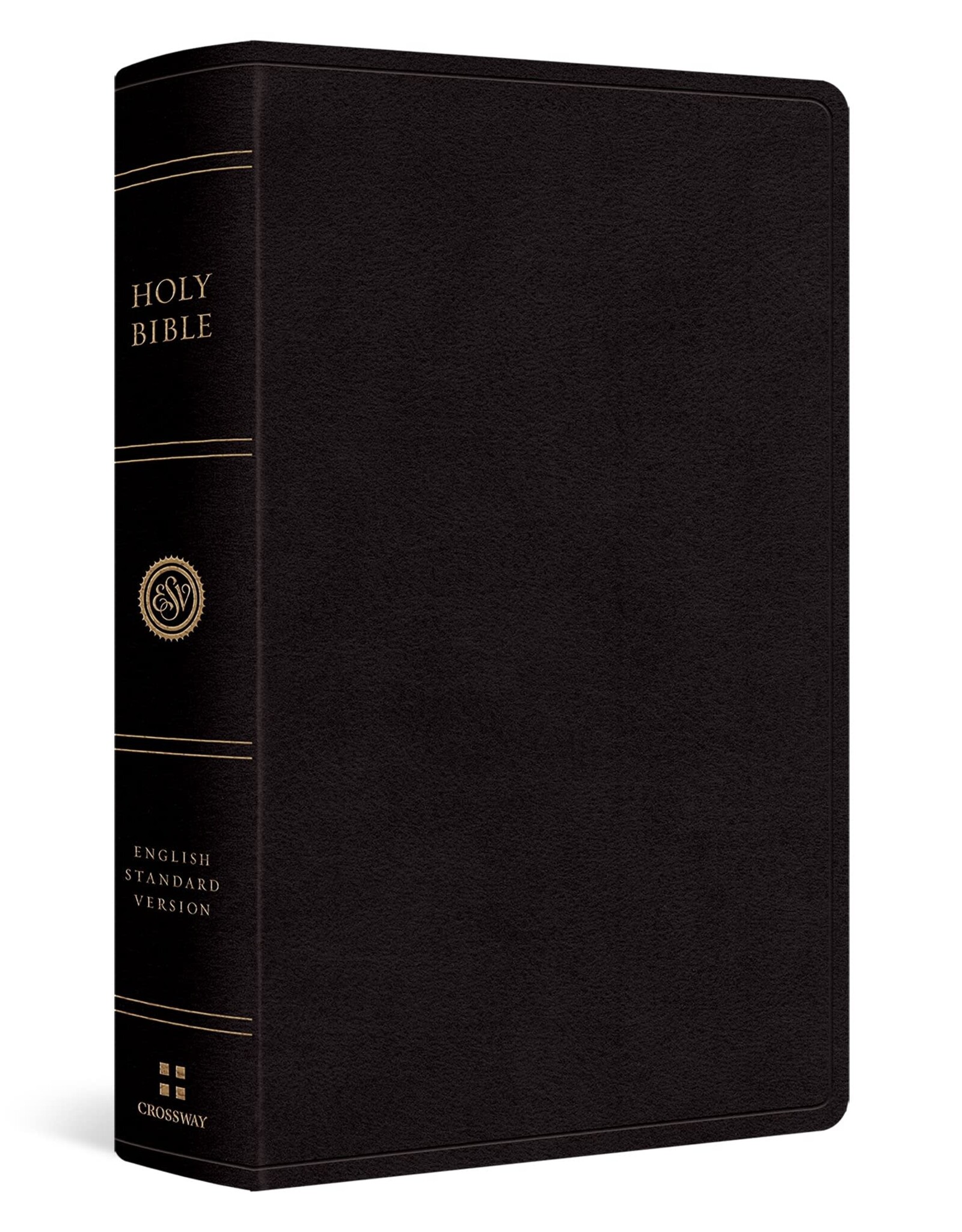 Crossway ESV Large Print Personal Size Bible, Black Imitation Leather, Red Letter