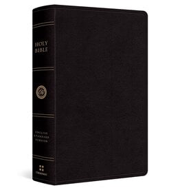 Crossway ESV Bible - Large Print, Personal Size, Black Leather, Red Letter