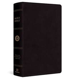 Crossway ESV Large Print Personal Size Bible, Black Imitation Leather, Red Letter