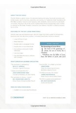 Crossway ESV Bible - Large Print, Personal Size, Black Leather, Red Letter