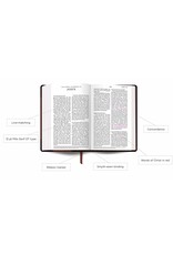 Crossway ESV Large Print Personal Size Bible, Black Imitation Leather, Red Letter
