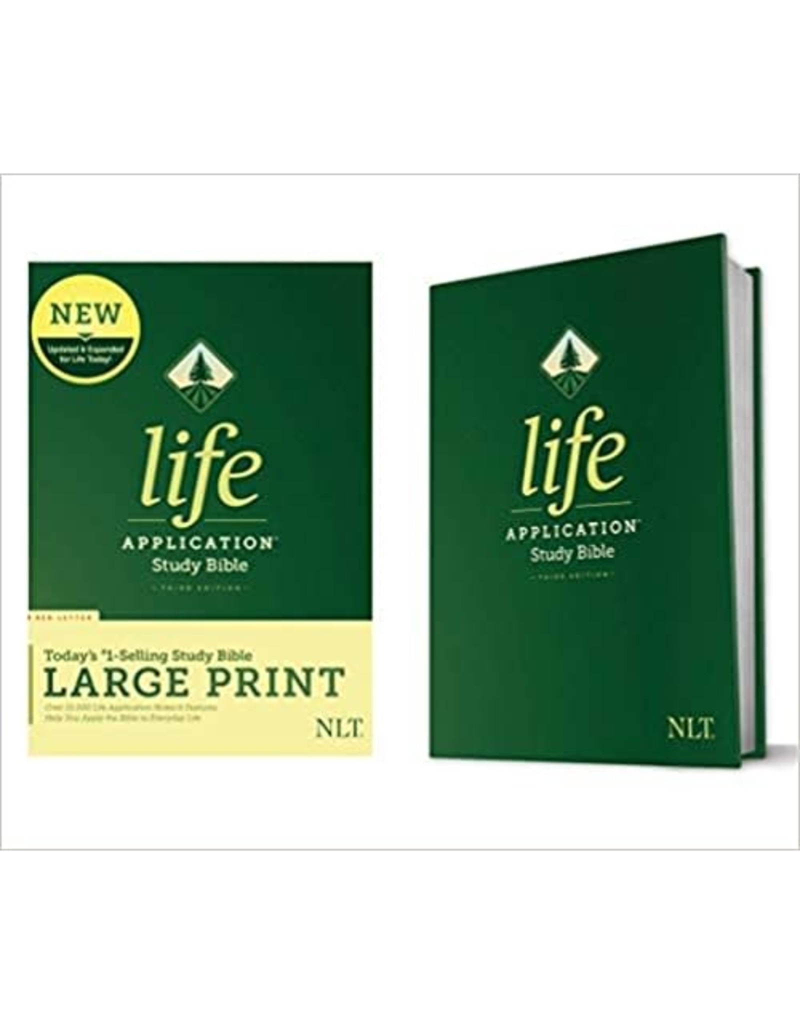 Tyndale NLT Life Application Study Bible, Third Edition, Large Print (Red Letter, Hardcover)