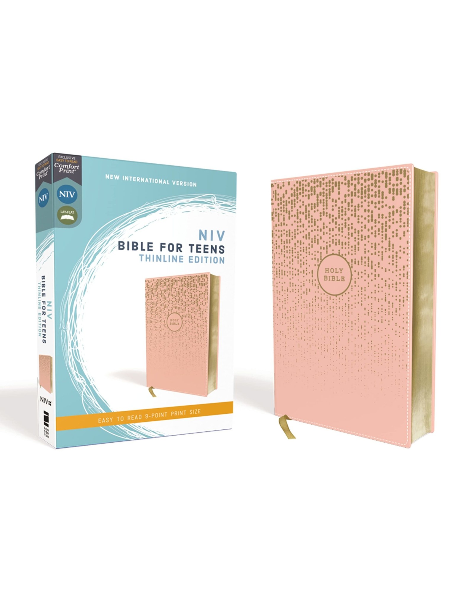 Zondervan NIV Bible for Teens, Leathersoft, Pink, Comfort Print, Red Letter