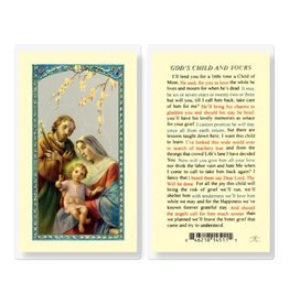 Hirten Holy Card, Laminated - God's Child and Yours
