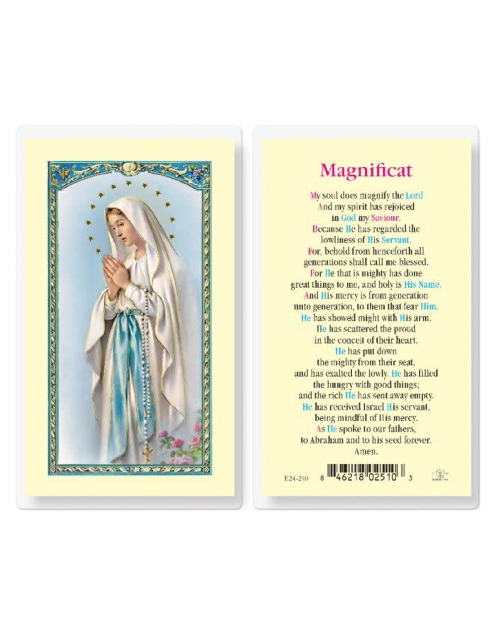 Hirten Holy Card, Laminated - Magnificat