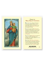 Hirten Holy Card, Laminated - Mary Help of Christians