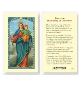 Hirten Holy Card, Laminated - Mary Help of Christians