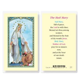 Hirten Holy Card, Laminated - The Hail Mary