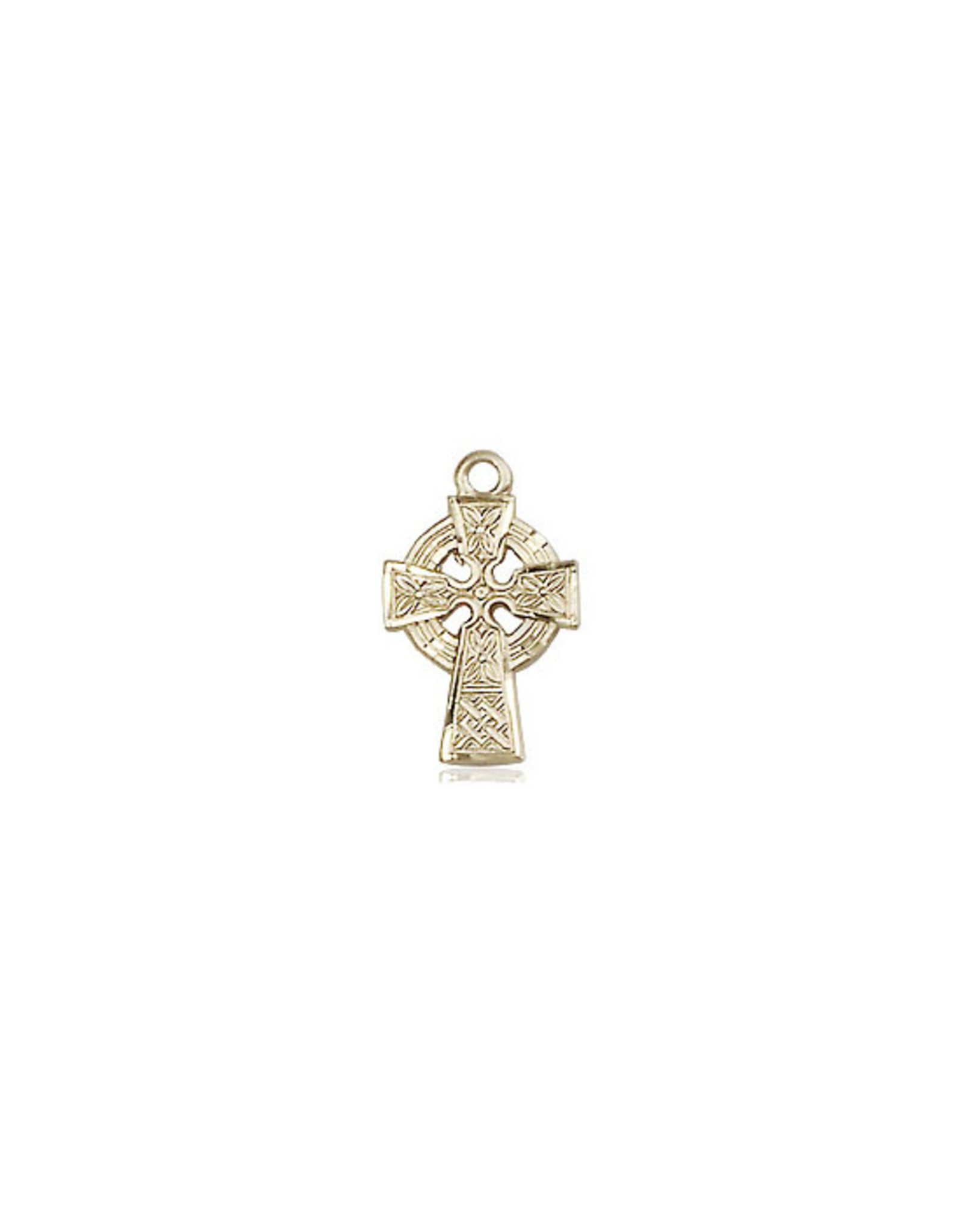 Bliss Celtic Cross Medal, Gold Filled