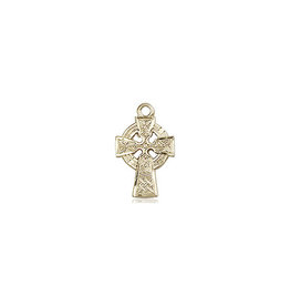 Bliss Celtic Cross Medal, Gold Filled