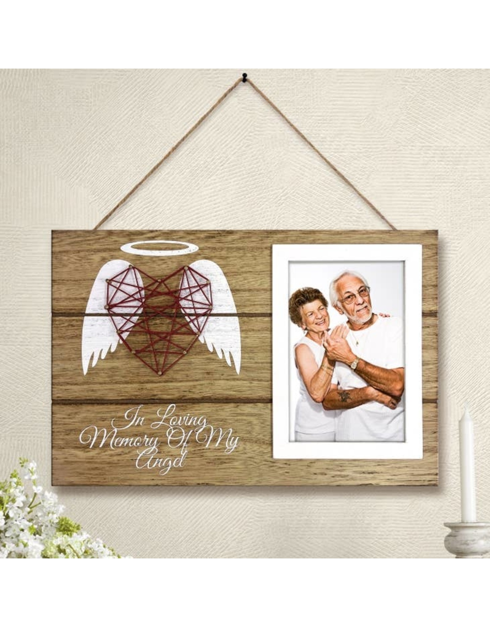 OakiWay Photo Frame - In Loving Memory (Holds 4x6 Photo)