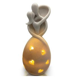 OakiWay Statue/LED Tealight Candle Holder - Infinity Love