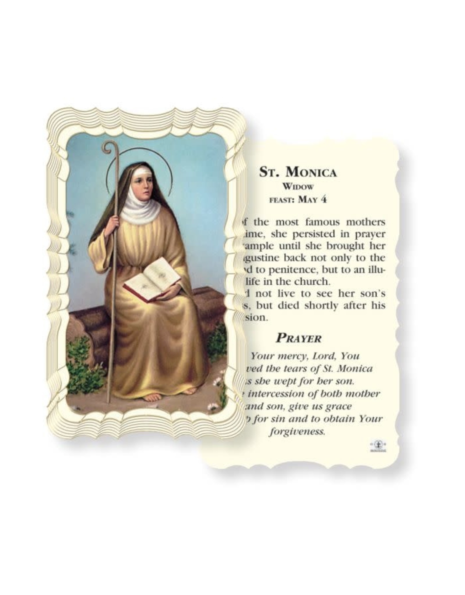 Hirten Holy Cards - St. Monica (100)