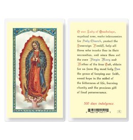 Hirten Holy Card, Laminated -Prayer to Our Lady of Guadalupe