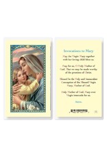 Hirten Holy Card, Laminated -Invocation to Mary