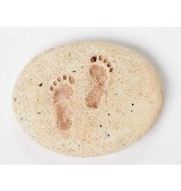 Roman Pocket Stone - Footprints