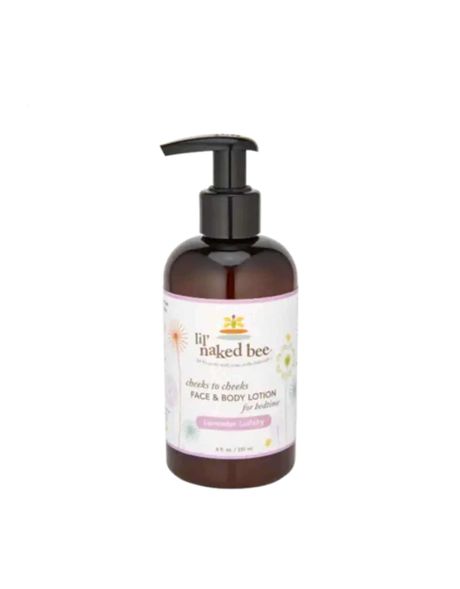 The Naked Bee Lil' Naked Bee - Cheeks to Cheeks Face & Body Lotion, 8 oz. Lavender Lullaby