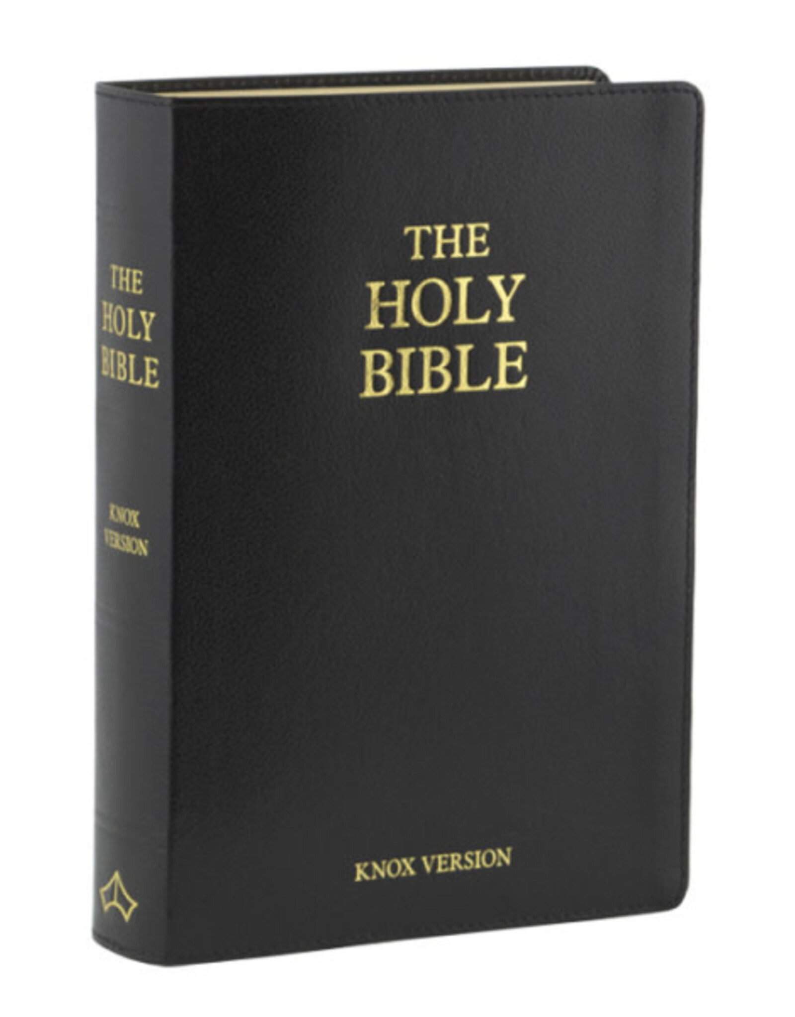Baronius Press Knox Bible - Black Leather (Latin Vulgate in English)