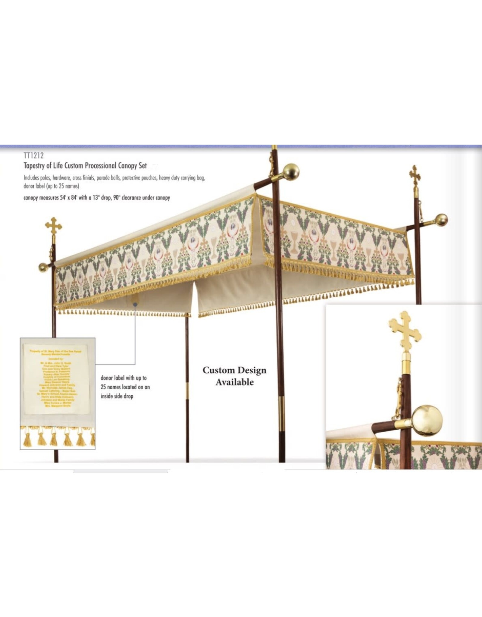 Theological Threads Tapestry of Life Processional Canopy Set