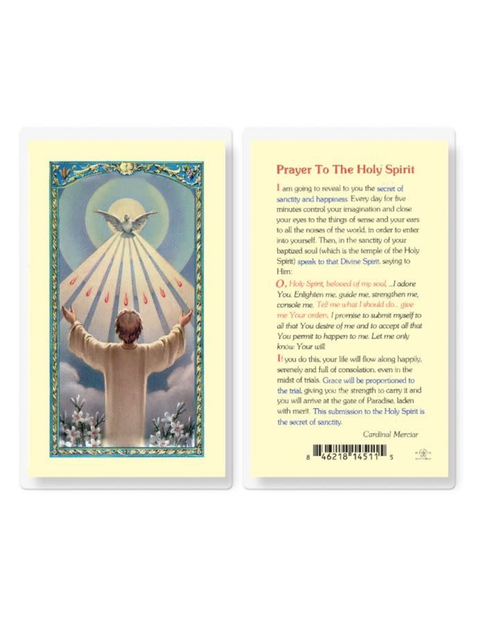 Hirten Holy Card, Laminated - Confirmation Holy Spirit