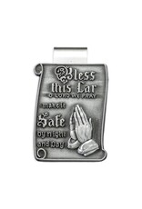 Hirten Bless this Car Visor Clip