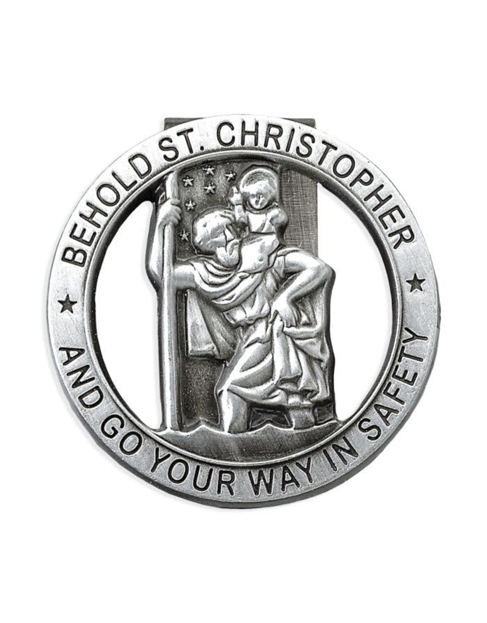 Hirten Visor Clip - St. Christopher