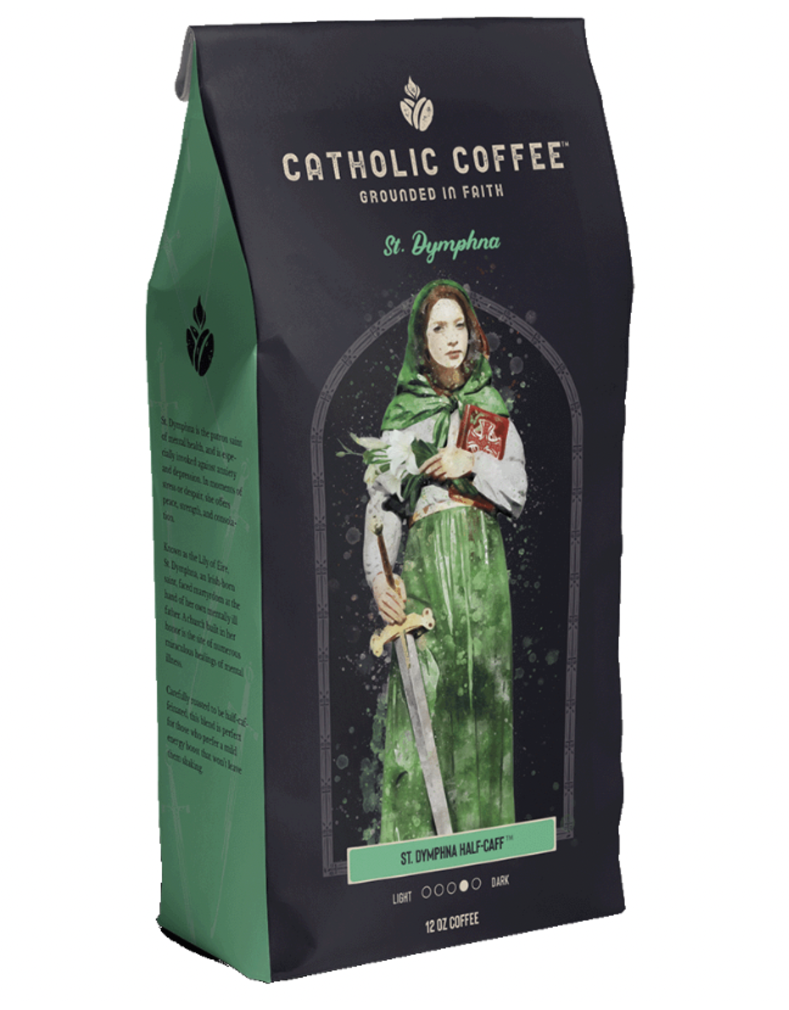 Catholic Coffee Coffee - St. Dymphna (Half-Decaf Blend)