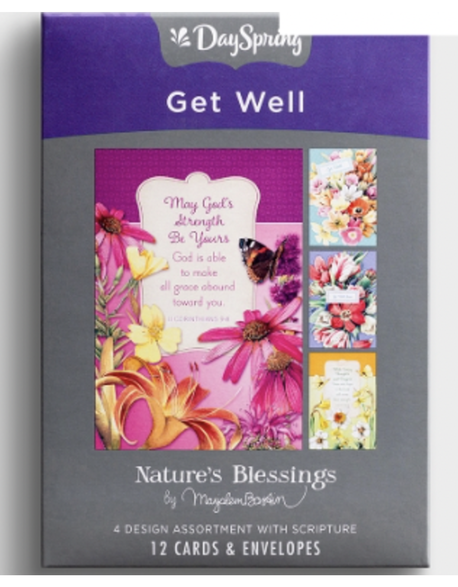 Dayspring Boxed Cards - Get Well, Nature's Blessing (12)