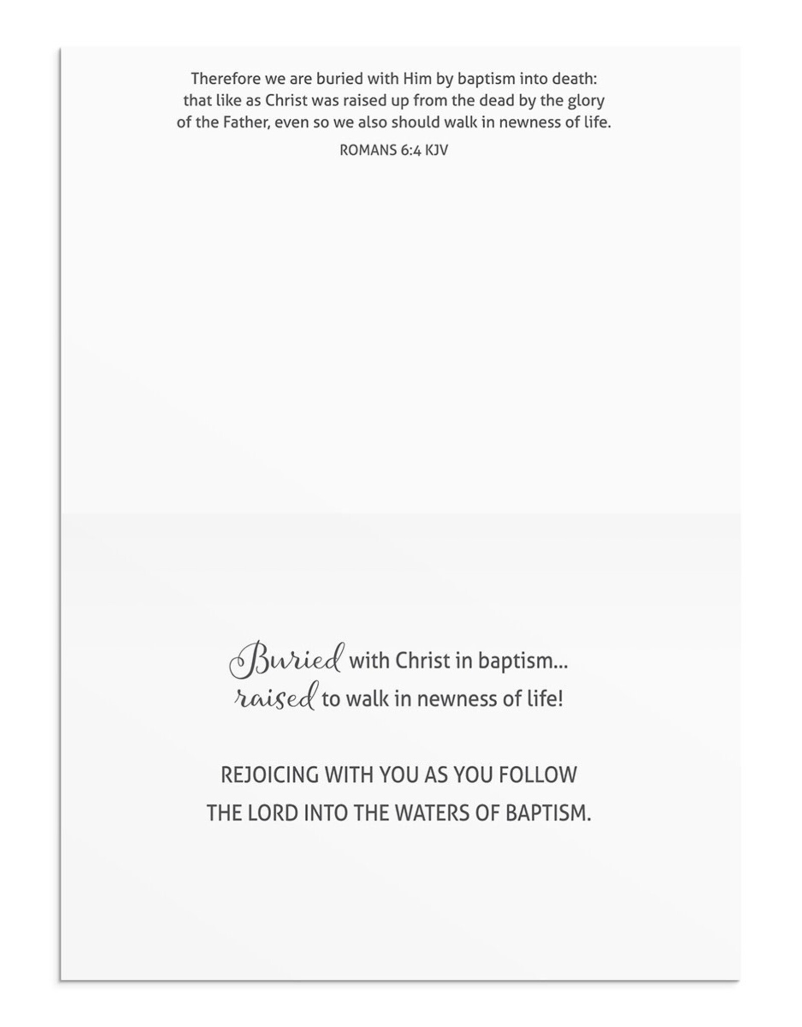 Dayspring Baptism Card (All Ages) - Celebrating