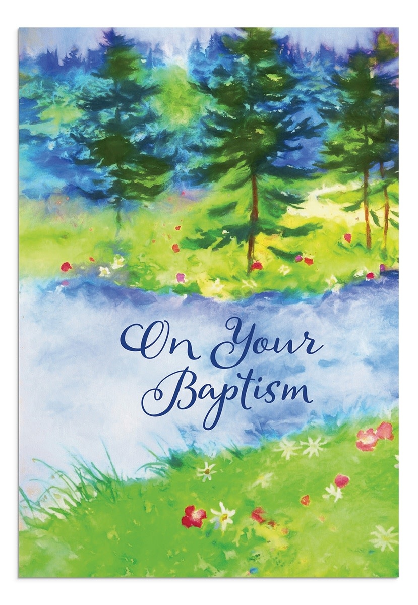 Baptism Card (All Ages) On Your Baptism Reilly's Church Supply