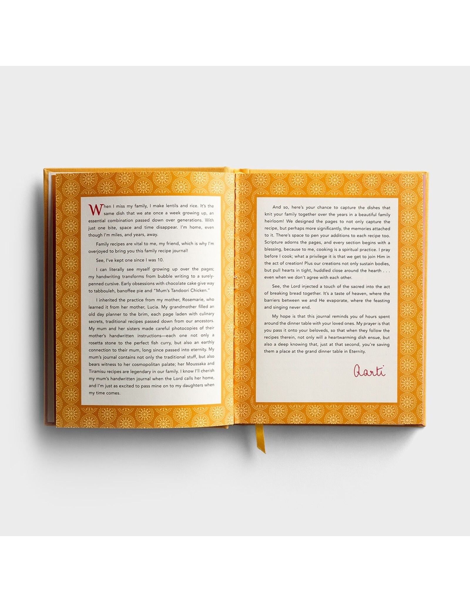 Dayspring My Family Recipe Journal: With Prayers & Scriptures