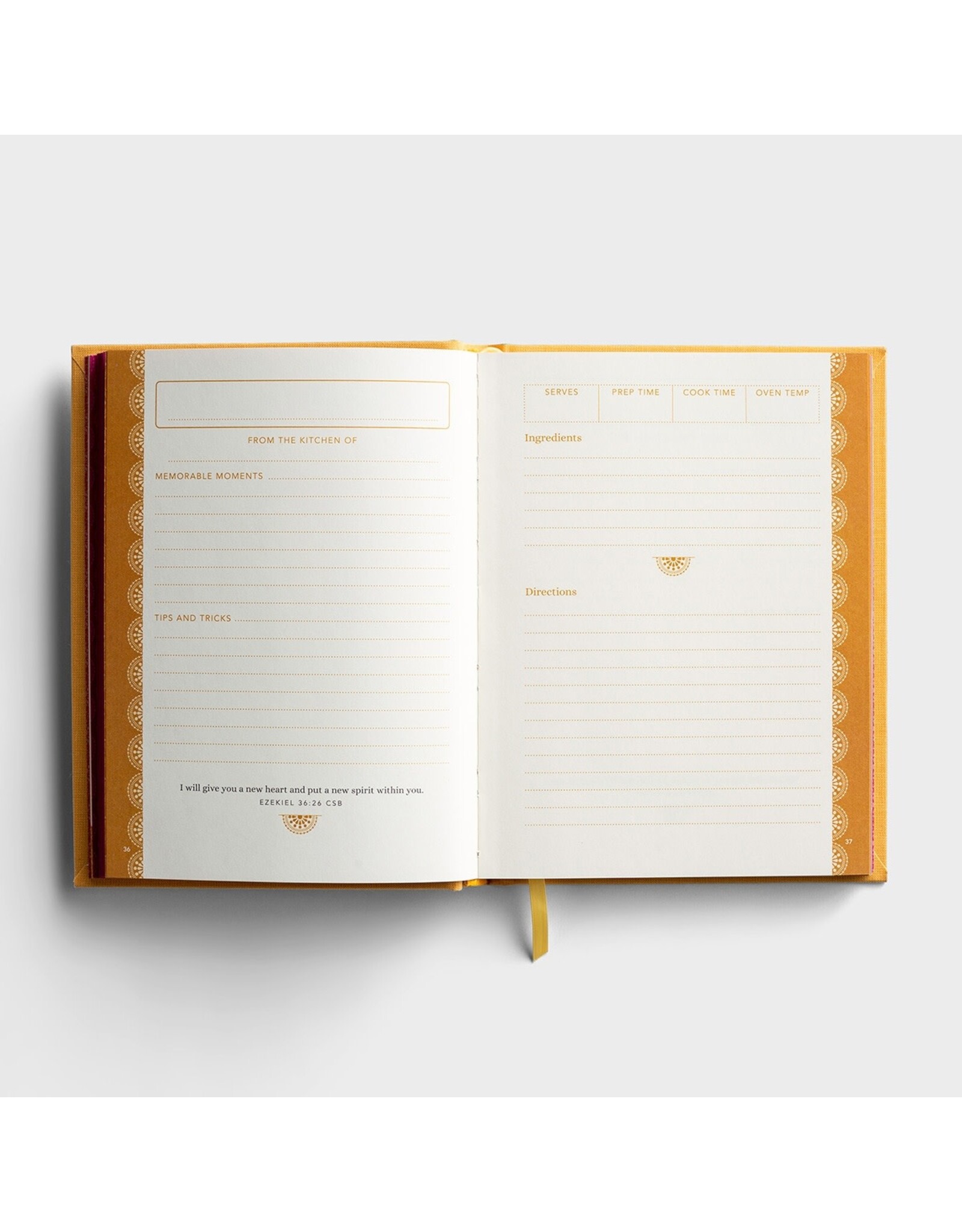 Dayspring My Family Recipe Journal: With Prayers & Scriptures