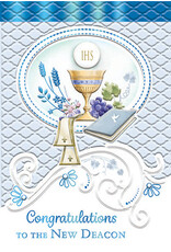 Greetings of Faith Deacon Ordination Card - Congratulations