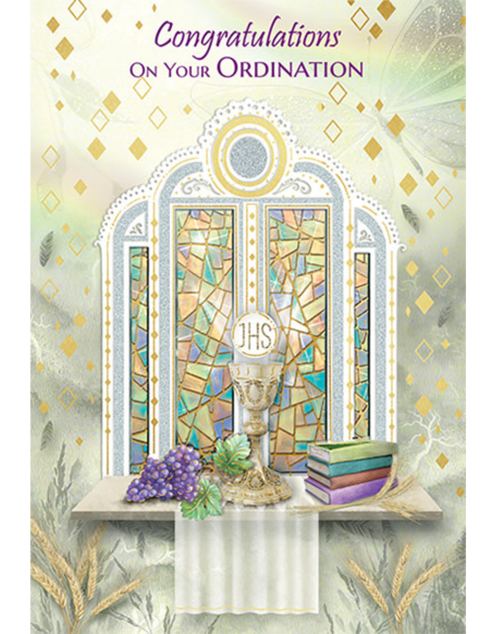 Greetings of Faith Ordination Card - Congratulations