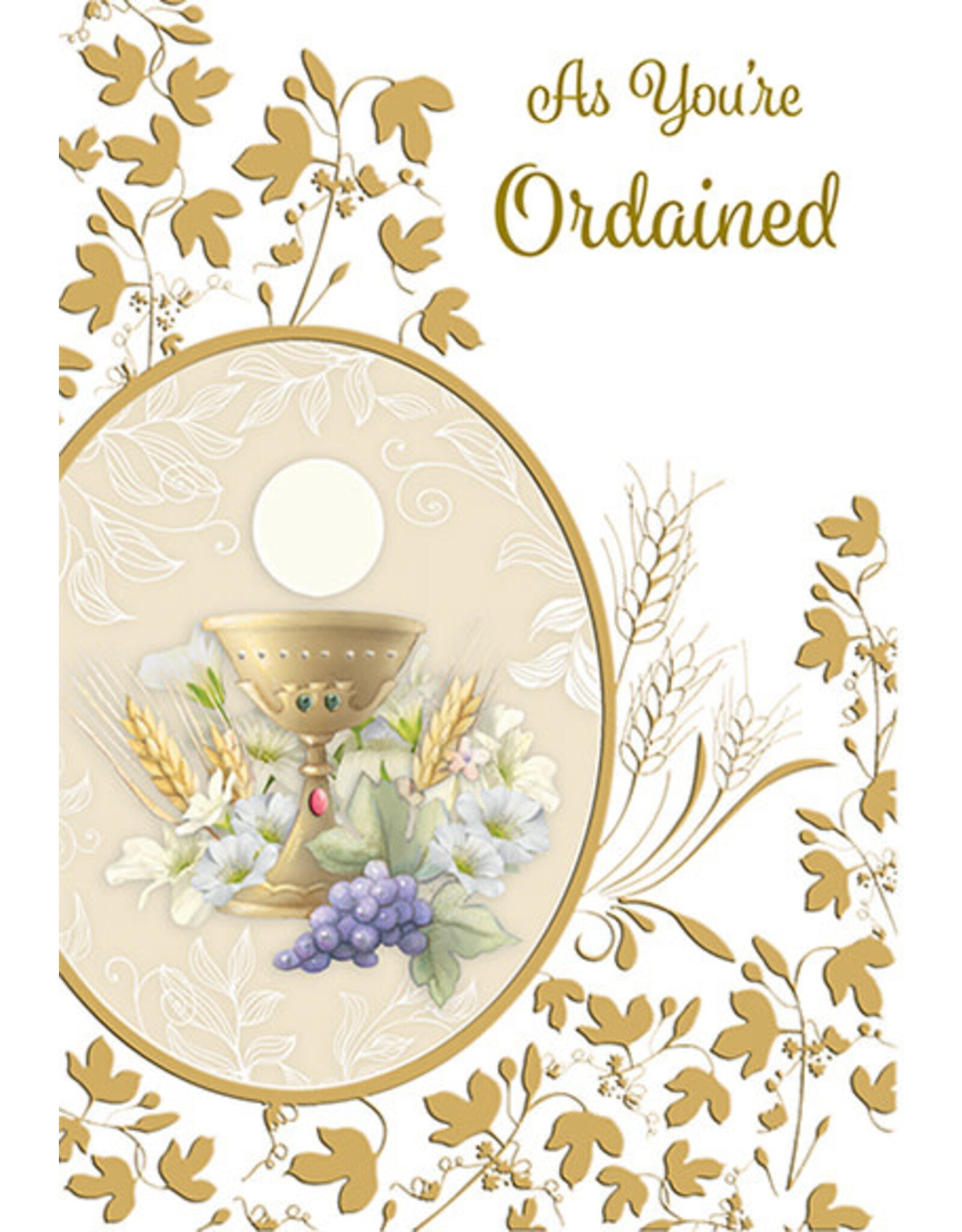 Greetings of Faith Ordination Card - As You're Ordained