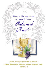 Greetings of Faith Priest Ordination Card - I Look to the Faithful