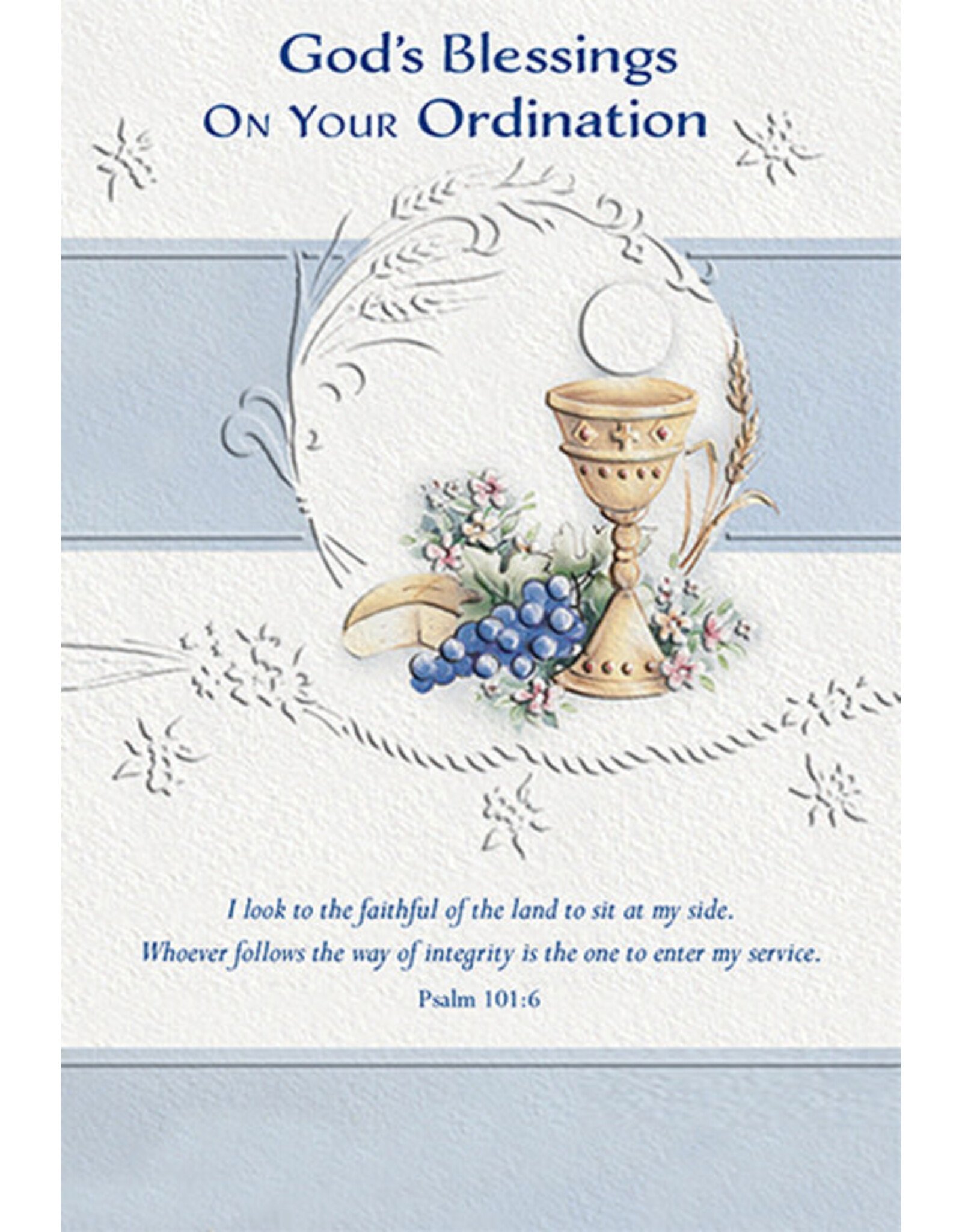 Greetings of Faith Ordination Card - Blessings on your Ordination