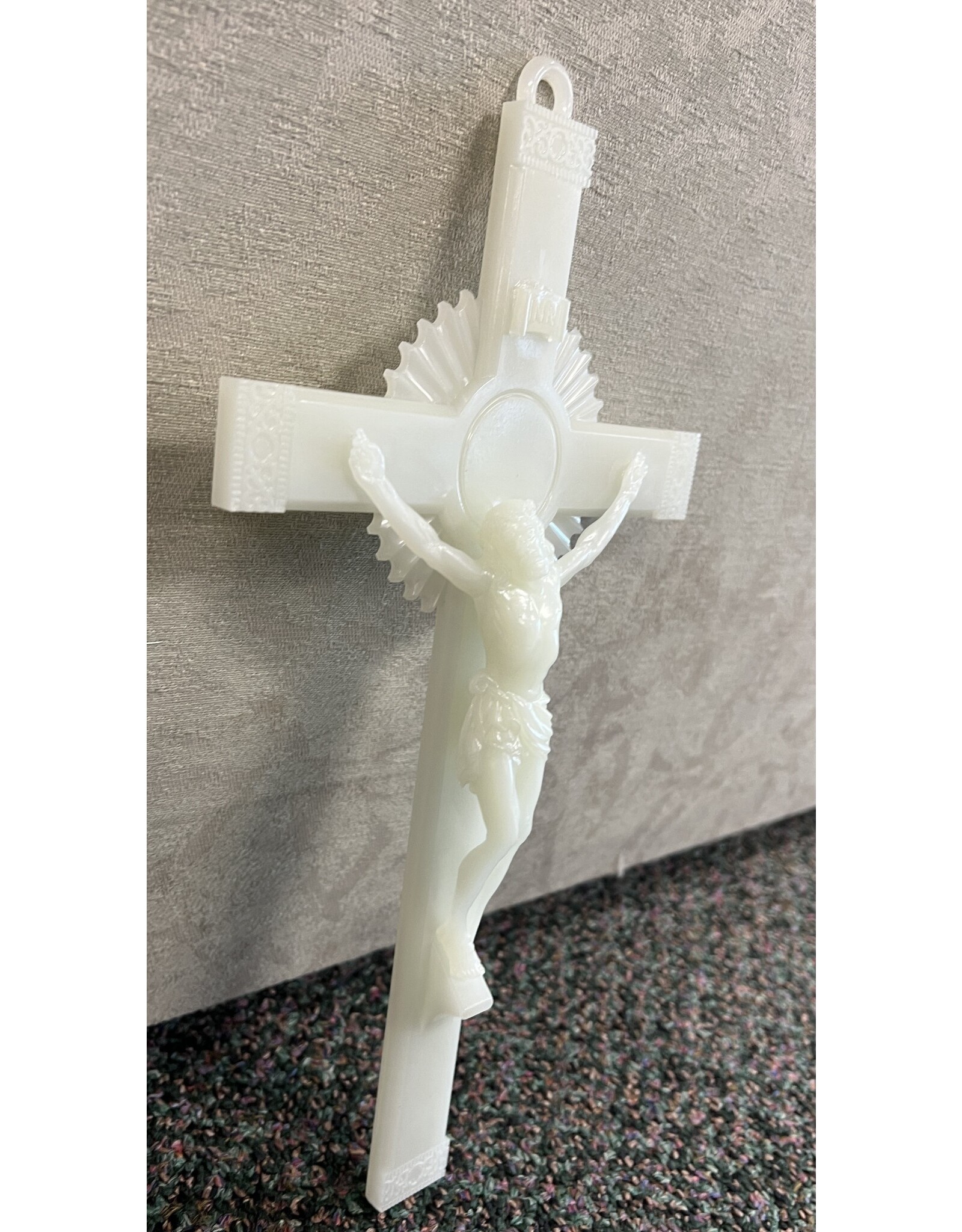 Space Age Luminous Crucifix 12"