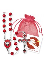 Hirten Confirmation Rosary with Card in Organza Bag