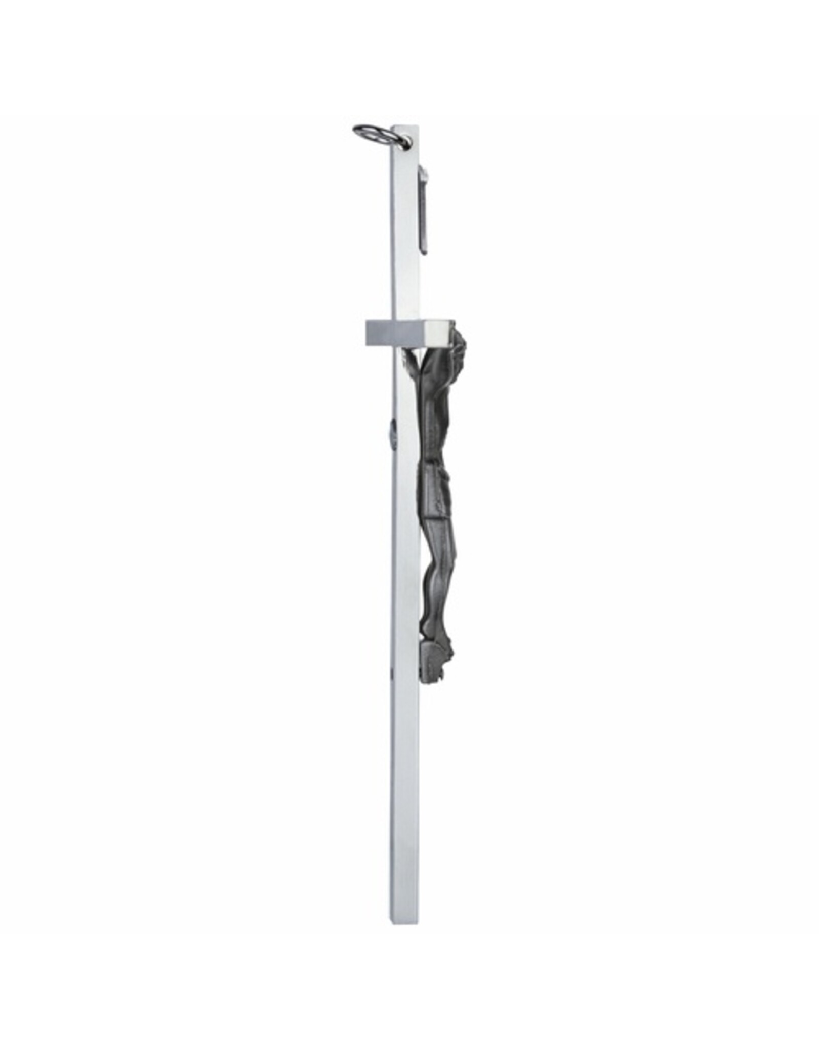 Singer 10" Silver Plated Wall Crucifix