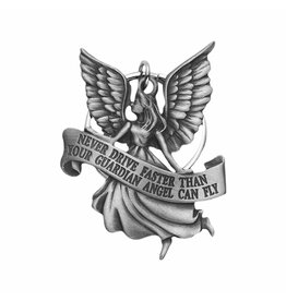 Singer Keychain - Never Drive Faster Than Your Guardian Angel Can Fly