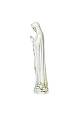 Orlandi Immaculate Conception Outdoor Statue - Fiberglass, Antique Stone Finish (36")