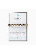 My Saint My Hero Benedictine Blessing Bracelet - Mixed Medals
