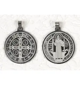 Lumen Mundi St. Benedict Medal (3/4") Stainless Steel