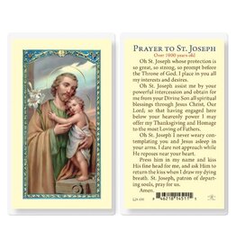 Hirten Holy Card, Laminated - St. Joseph Over 1900 Years Old