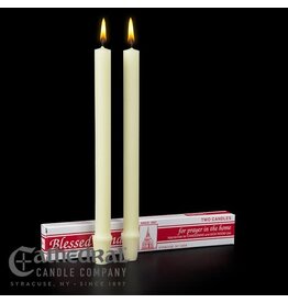 Cathedral Candle Candlemas Candles, 100% Beeswax, 25/32x10-1/4 SFE (2)