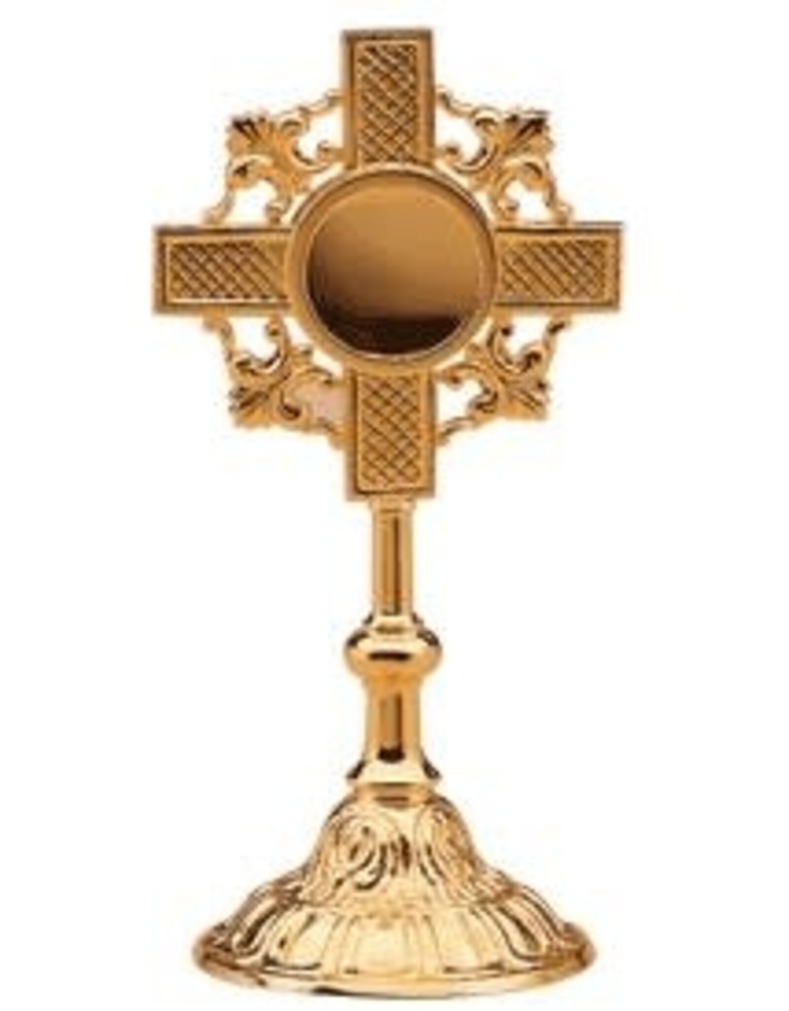 Molina Reliquary - Maltese Cross Design with Fleur de Lis Accent